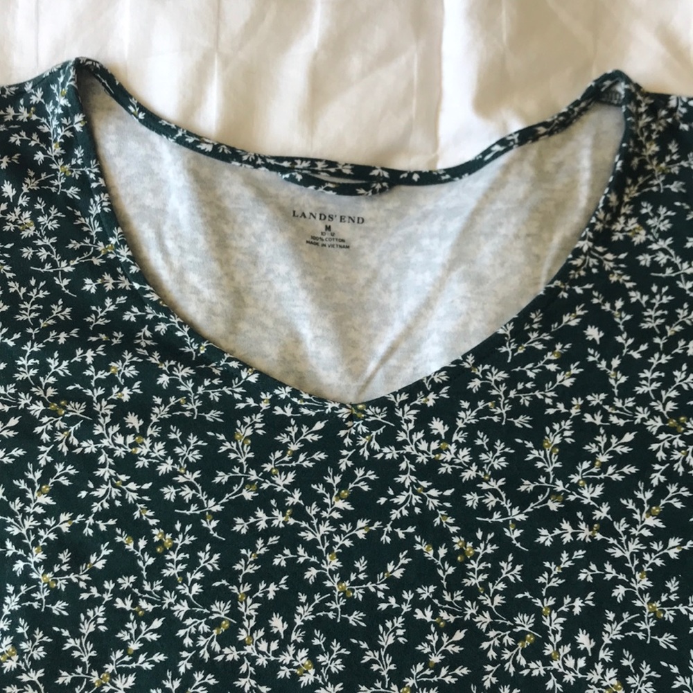 Lands’ End Long Sleeve Dress 100% Cotton